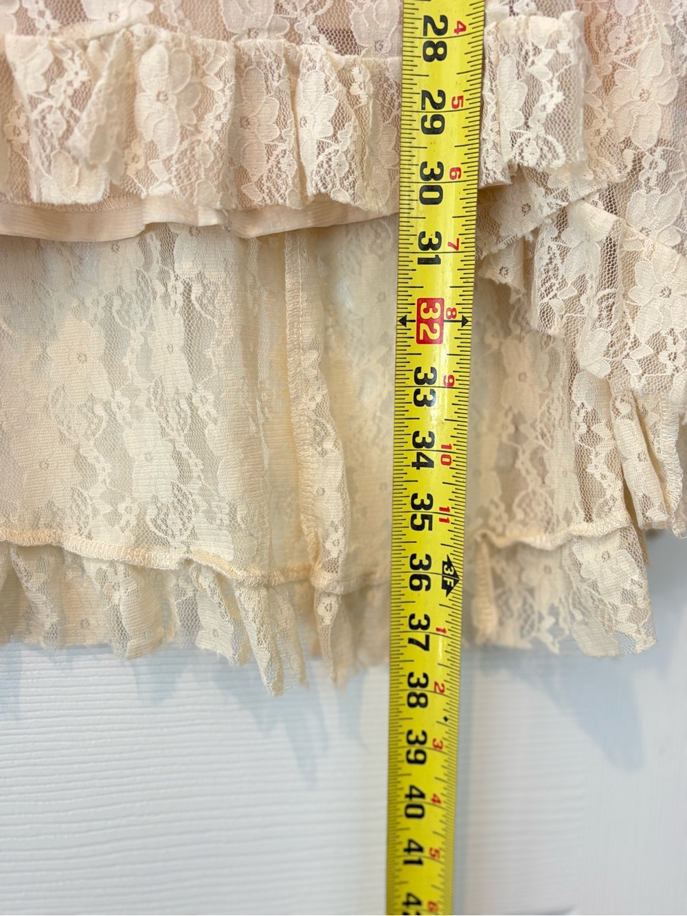 NWT! Origami Romantic Floral Knit Lace Hi-Low Tunic, SMALL - Picture 6 of 11
